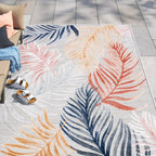 Marisol floral pattern rug for indoor and outdoor use