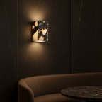 MarmoLux: LED Wall Light Marble Cube – Modern Wall Light & Design