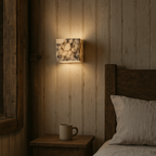 MarmoLux: LED Wall Light Marble Cube – Modern Wall Light & Design
