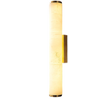 MarmoLux: Modern LED Wall Light with Spanish Marble Look & Copper Detail – for Bedroom & Living Room