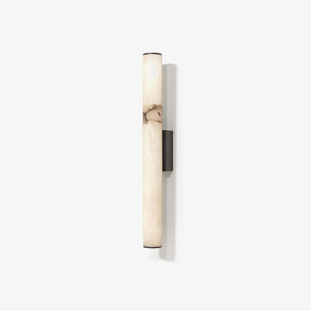 MarmoLux: Modern LED Wall Light with Spanish Marble Look & Copper Detail – for Bedroom & Living Room