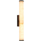 MarmoLux: Modern LED Wall Light with Spanish Marble Look & Copper Detail – for Bedroom & Living Room