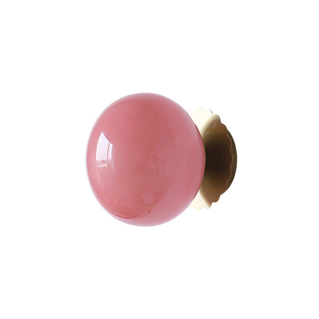Frosted Glass Diffuser Metal Wall Sconce