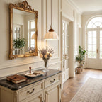 Fluted Ceramic Dome Oak Accent Pendant Light