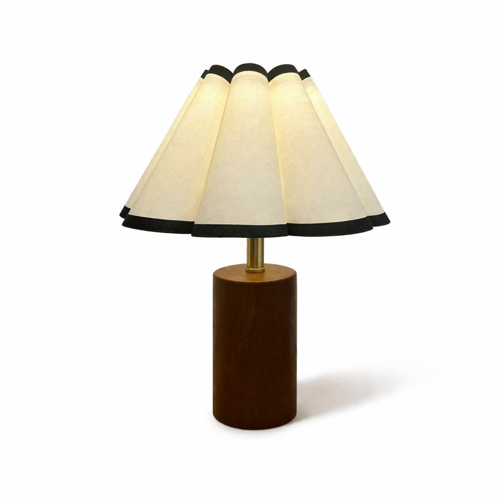 Sustainable Wood Wabi-Sabi Table Lamp