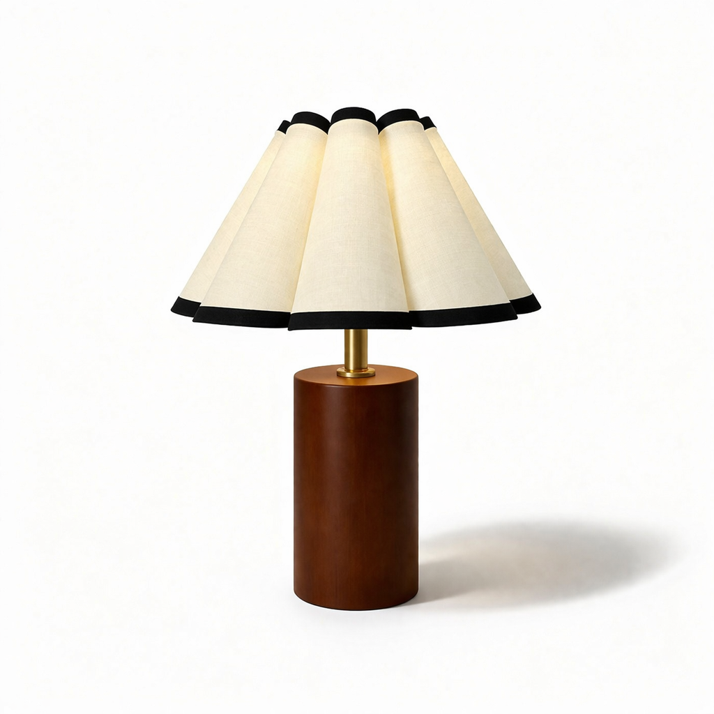 Sustainable Wood Wabi-Sabi Table Lamp