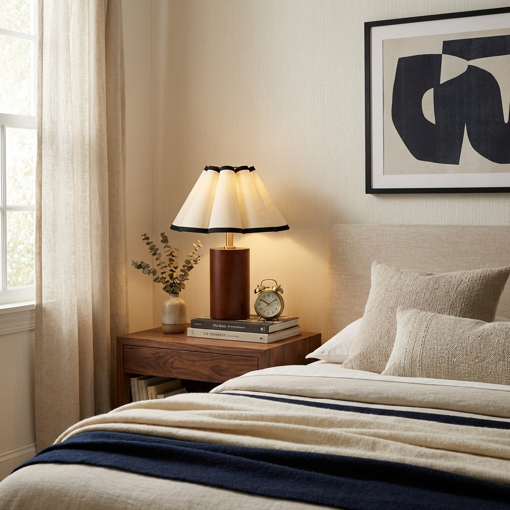 Sustainable Wood Wabi-Sabi Table Lamp