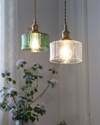 Vintage Glass Dome Pendant Light