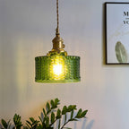 Vintage Glass Dome Pendant Light