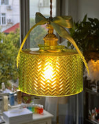 Vintage Glass Dome Pendant Light