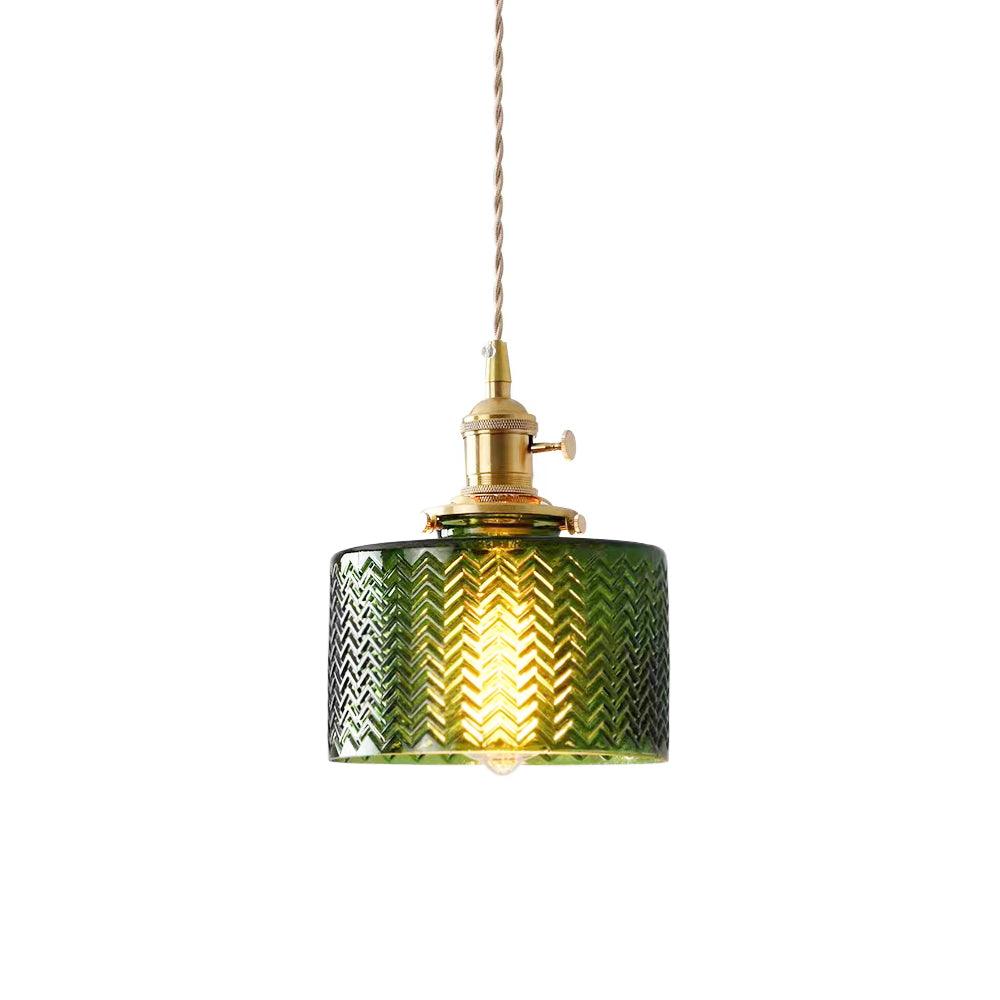 Vintage Glass Dome Pendant Light