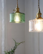 Vintage Glass Dome Pendant Light