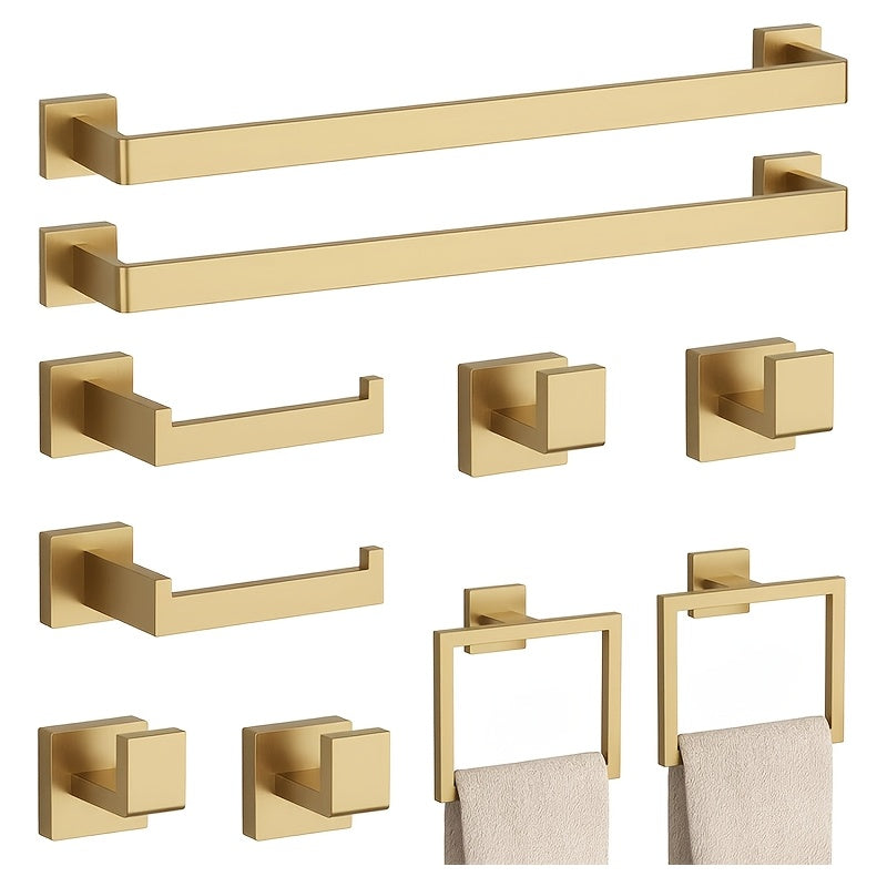 MatteEleganz: Bathroom Accessories – Stylish Stainless Steel, Multifunctional and Space-Saving for Modern Bathrooms