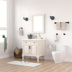 MatteEleganz: Bathroom Accessories – Stylish Stainless Steel, Multifunctional and Space-Saving for Modern Bathrooms