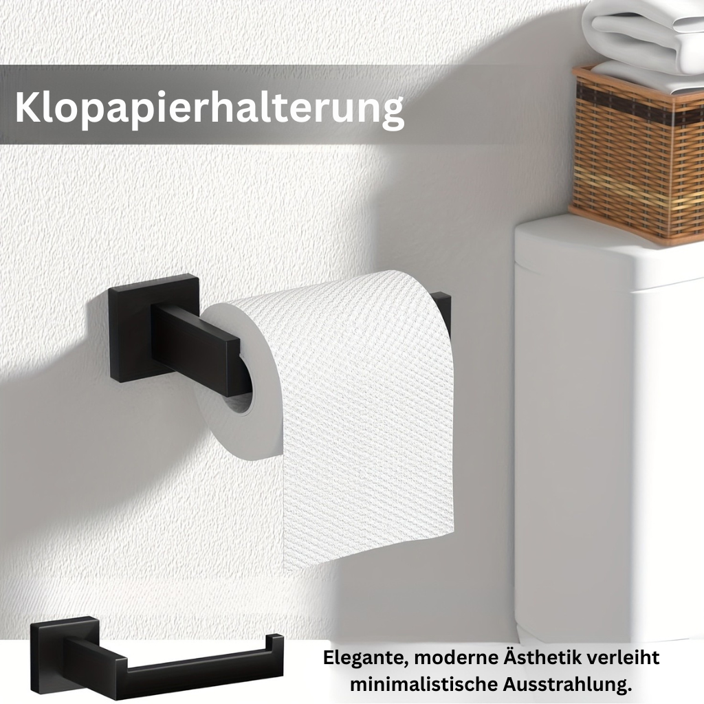 MatteEleganz: Bathroom Accessories – Stylish Stainless Steel, Multifunctional and Space-Saving for Modern Bathrooms