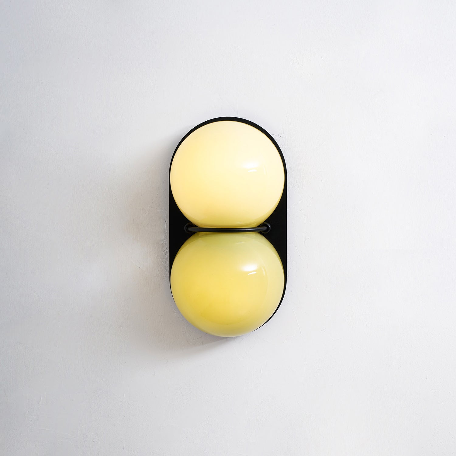 Stacked Glass Sphere Twin Wall Sconce