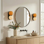 Stacked Glass Sphere Twin Wall Sconce