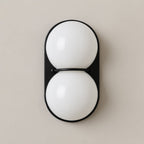 Stacked Glass Sphere Twin Wall Sconce
