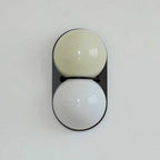 Stacked Glass Sphere Twin Wall Sconce