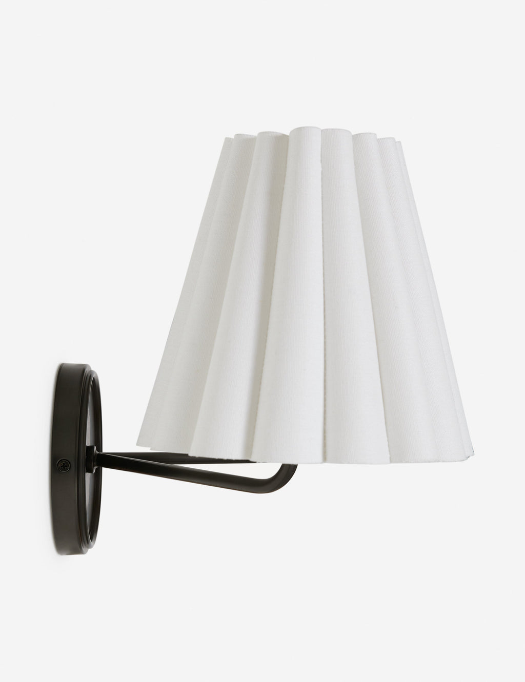 Mira Double Sconce | Ruffled Shade, Modern Transitional Design