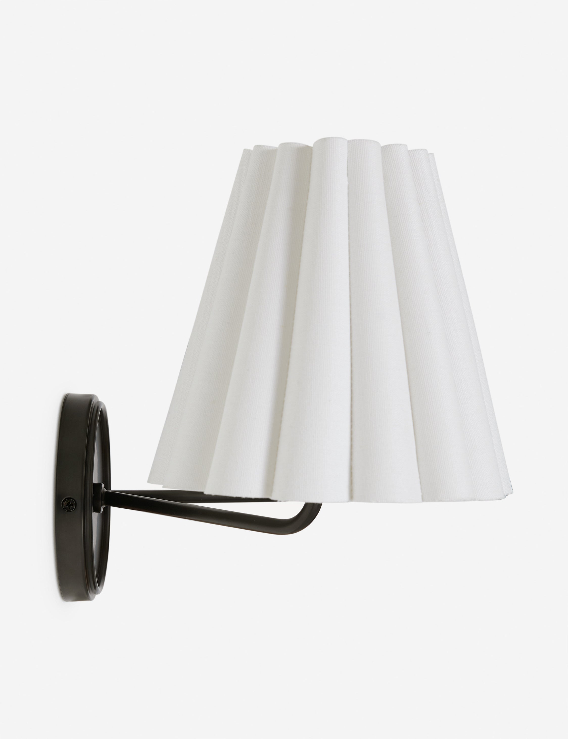 Mira Double Sconce | Ruffled Shade, Modern Transitional Design