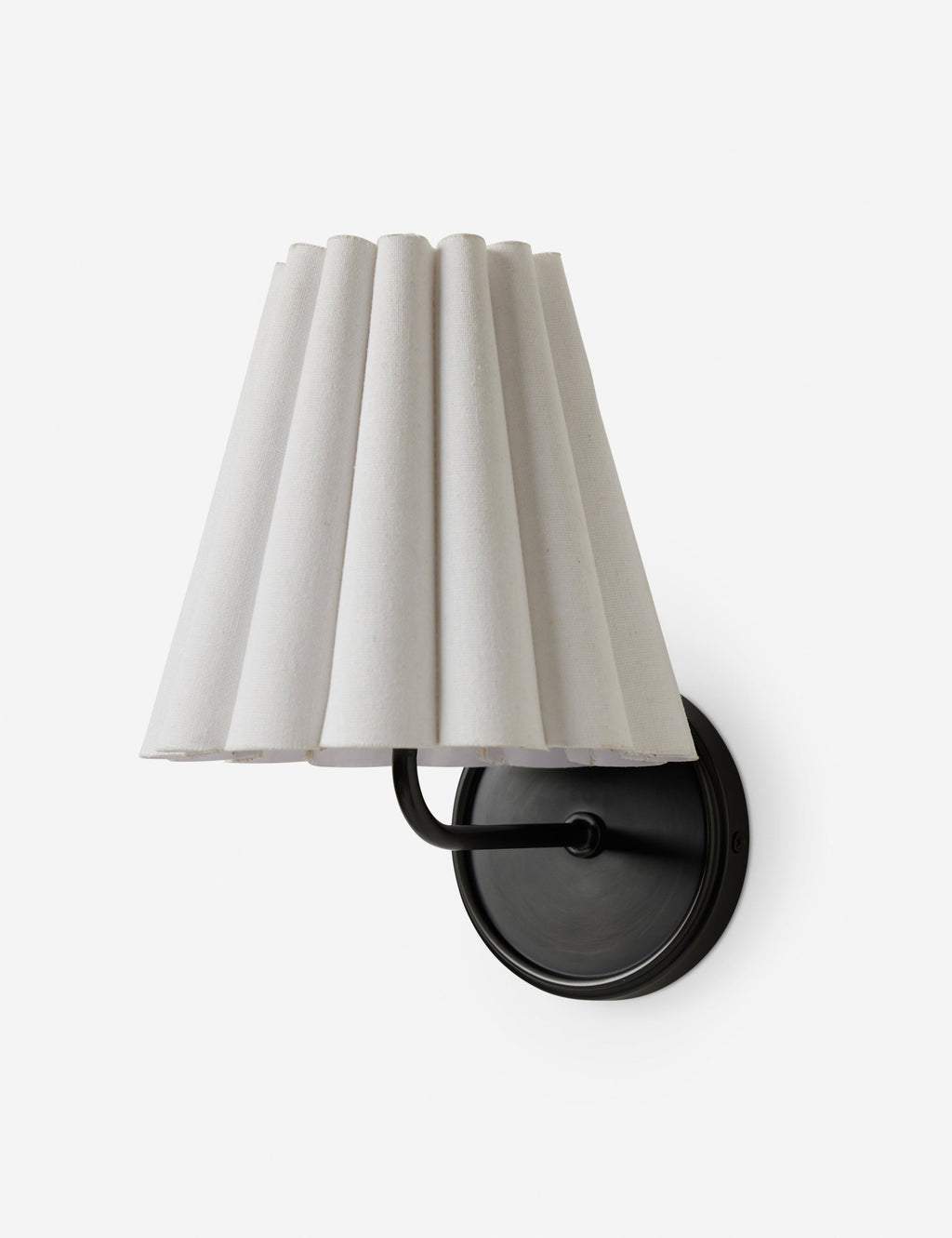 Maven Sconce Light | Ruffled Shade, Modern Transitional Design