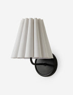 Maven Sconce Light | Ruffled Shade, Modern Transitional Design