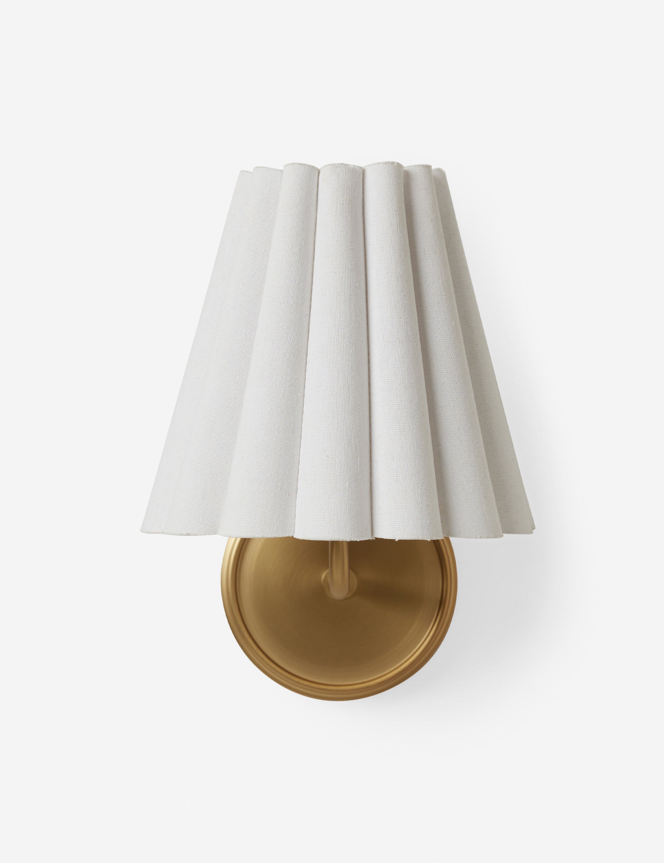 Maven Sconce Light | Ruffled Shade, Modern Transitional Design