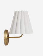 Maven Sconce Light | Ruffled Shade, Modern Transitional Design
