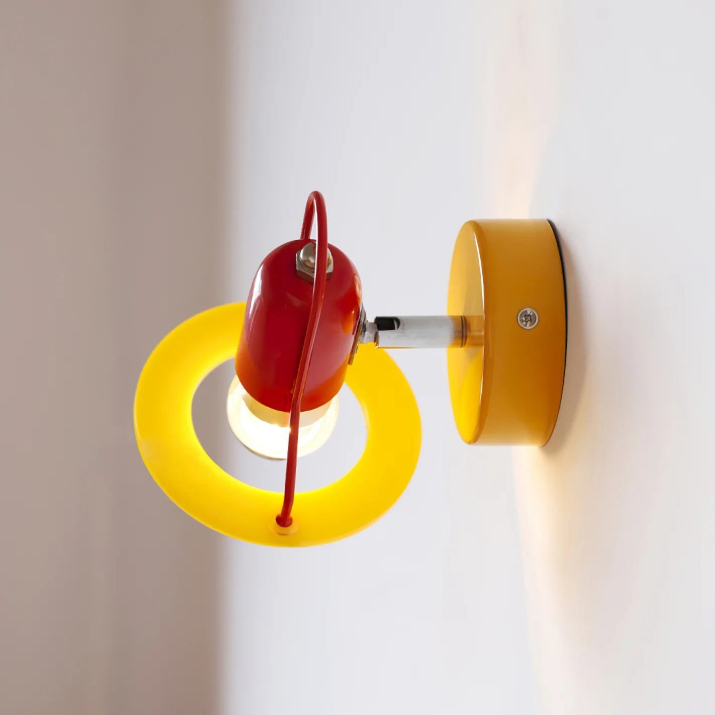 Playful Colorblock Adjustable Kids Wall Light