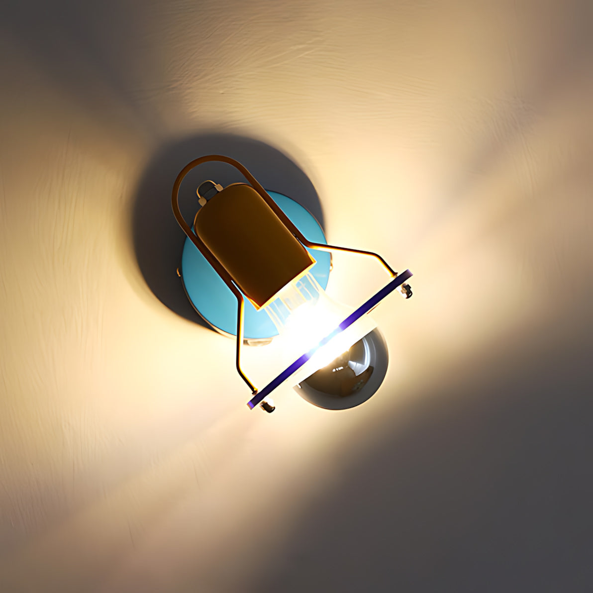 Playful Colorblock Adjustable Kids Wall Light