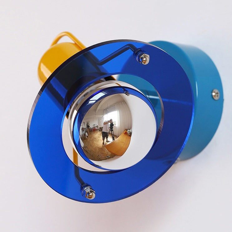 Playful Colorblock Adjustable Kids Wall Light