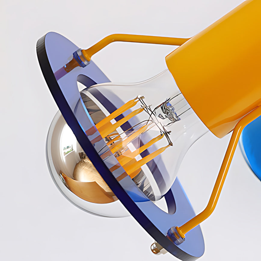 Playful Colorblock Adjustable Kids Wall Light