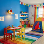 Playful Colorblock Adjustable Kids Wall Light