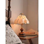 Wildflower Linen Shade Arched Handle Table Lamp