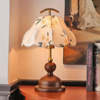 Wildflower Linen Shade Arched Handle Table Lamp