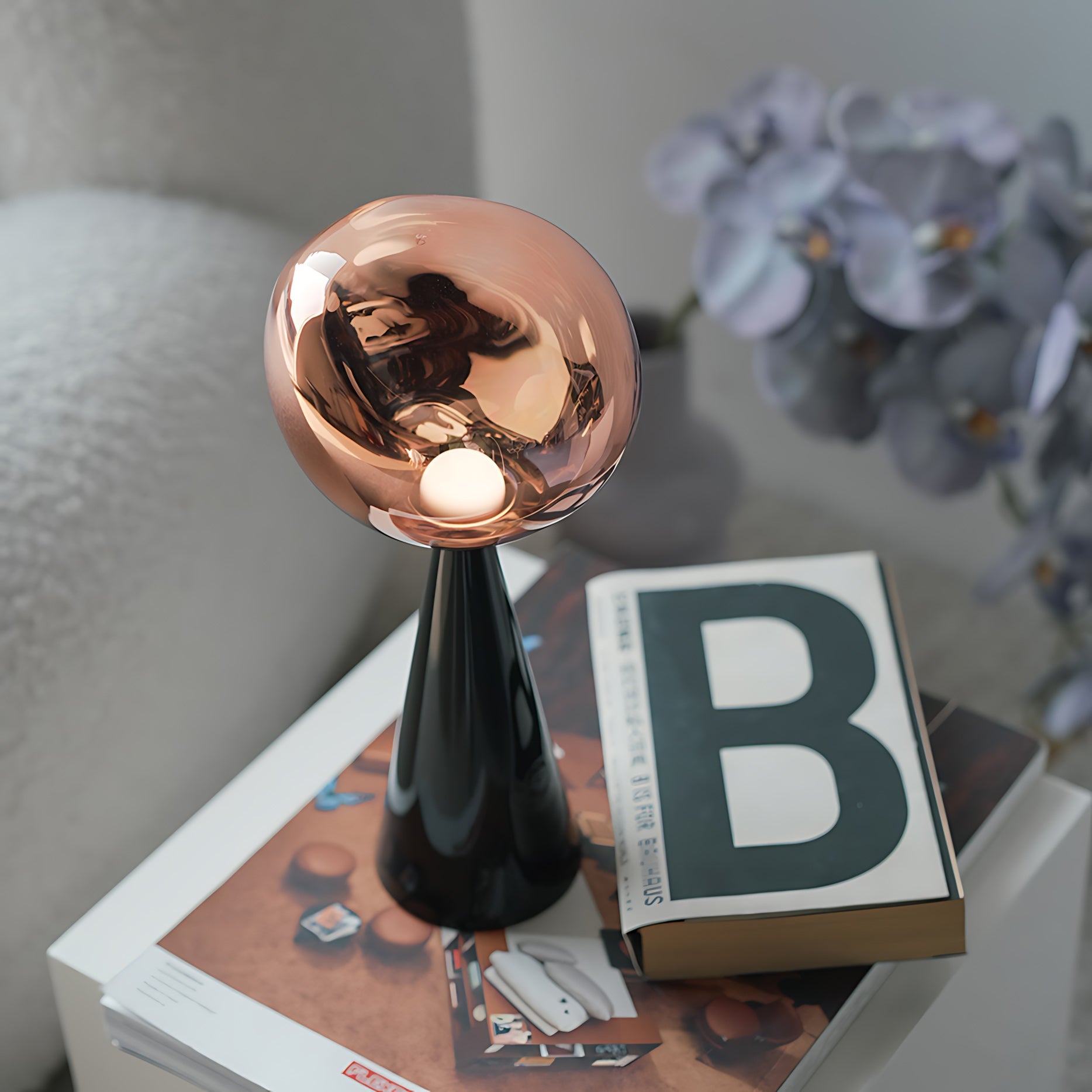 Molten Orb Cordless Rechargeable Table Lamp