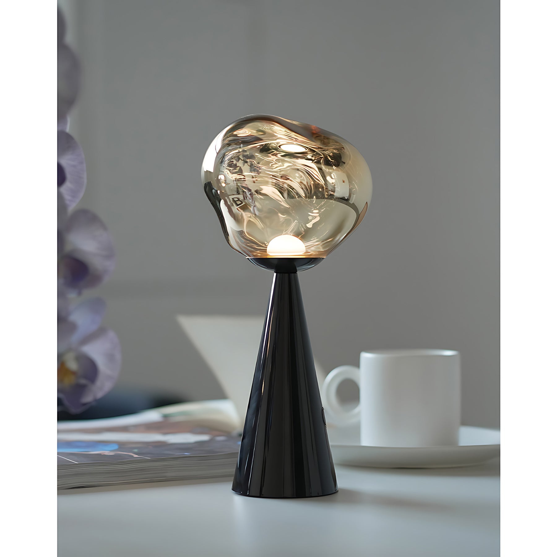 Molten Orb Cordless Rechargeable Table Lamp