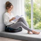 Memory Foam Seat Cushion Tailbone Cutout Non Slip Base