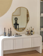 Palo Puddle Mirror | Slim Frame, Organic Shape