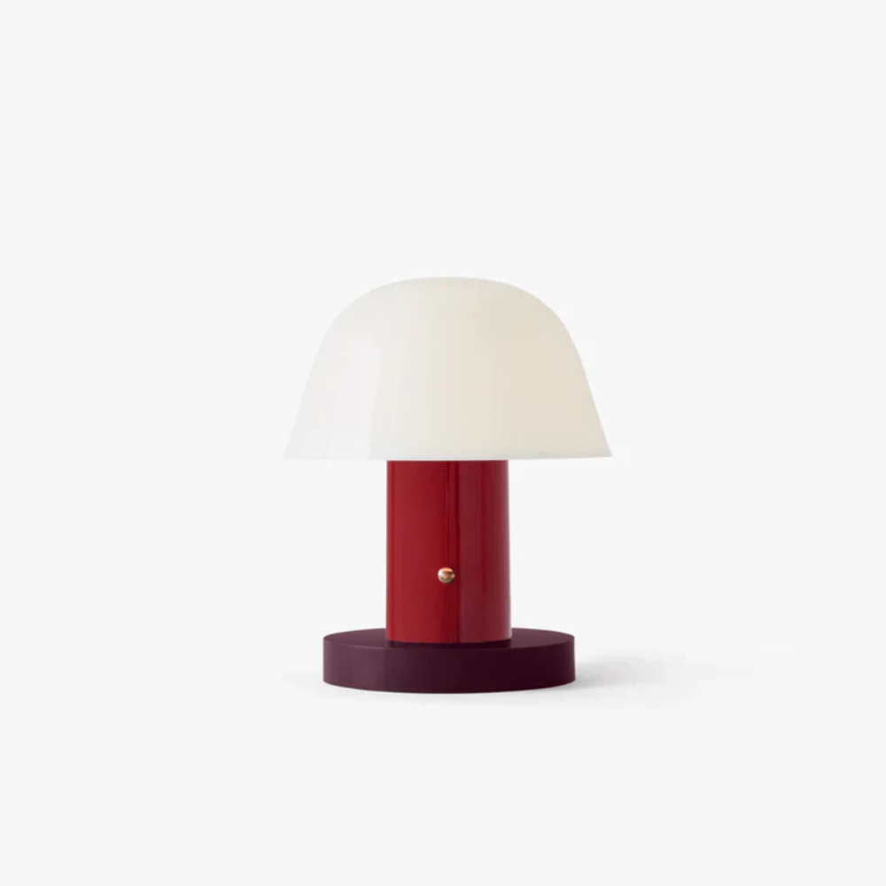 Table Lamp LED Touch Dimmer USB Port Polycarbonate Metal 22 cm