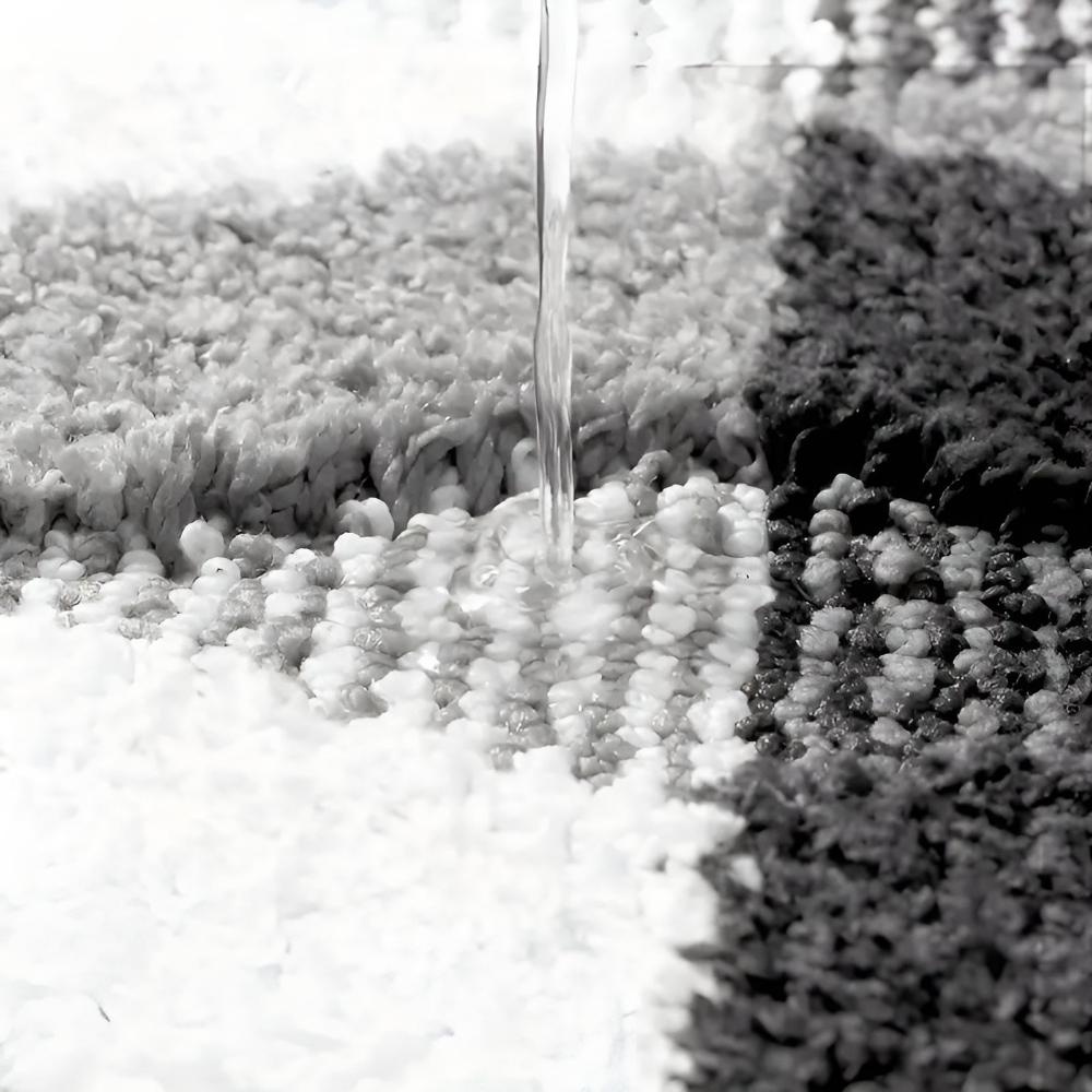 MikroWeich: Soft Doormat with Geometric Design – Non-Slip, Absorbent, and Easy to Clean for Entry Areas