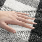 MikroWeich: Soft Doormat with Geometric Design – Non-Slip, Absorbent, and Easy to Clean for Entry Areas
