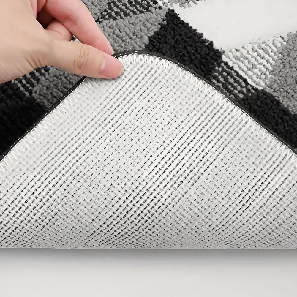 MikroWeich: Soft Doormat with Geometric Design – Non-Slip, Absorbent, and Easy to Clean for Entry Areas