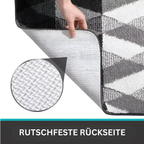 MikroWeich: Soft Doormat with Geometric Design – Non-Slip, Absorbent, and Easy to Clean for Entry Areas