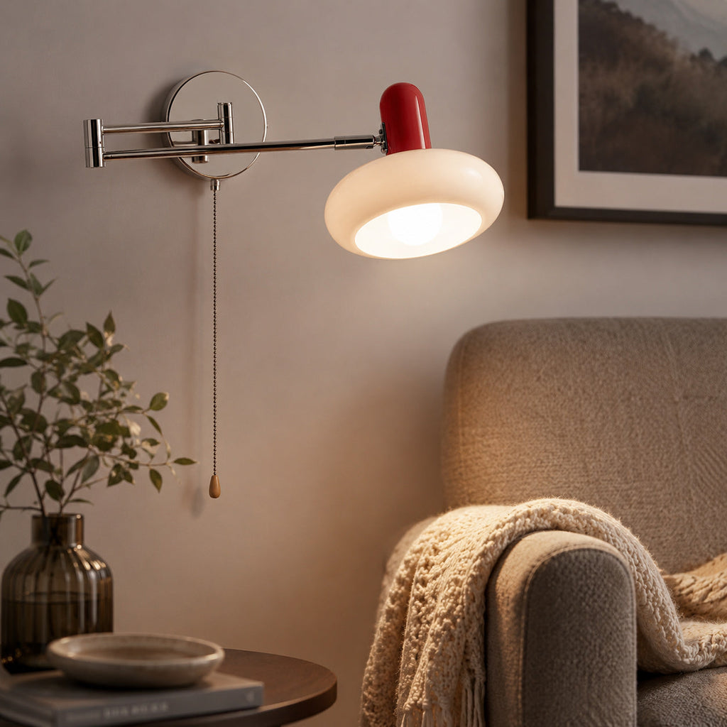 Milanol Capsule Swing-Arm Wall Sconce