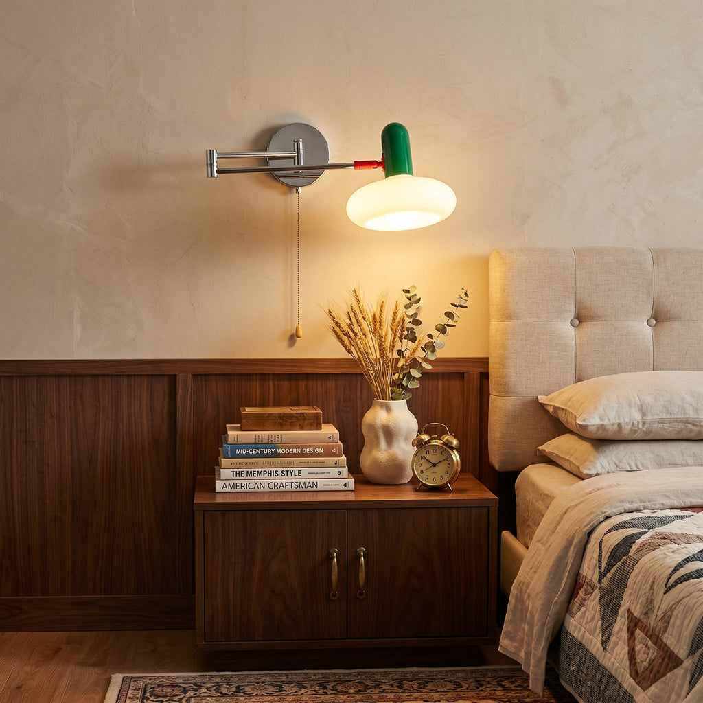 Milanol Capsule Swing-Arm Wall Sconce