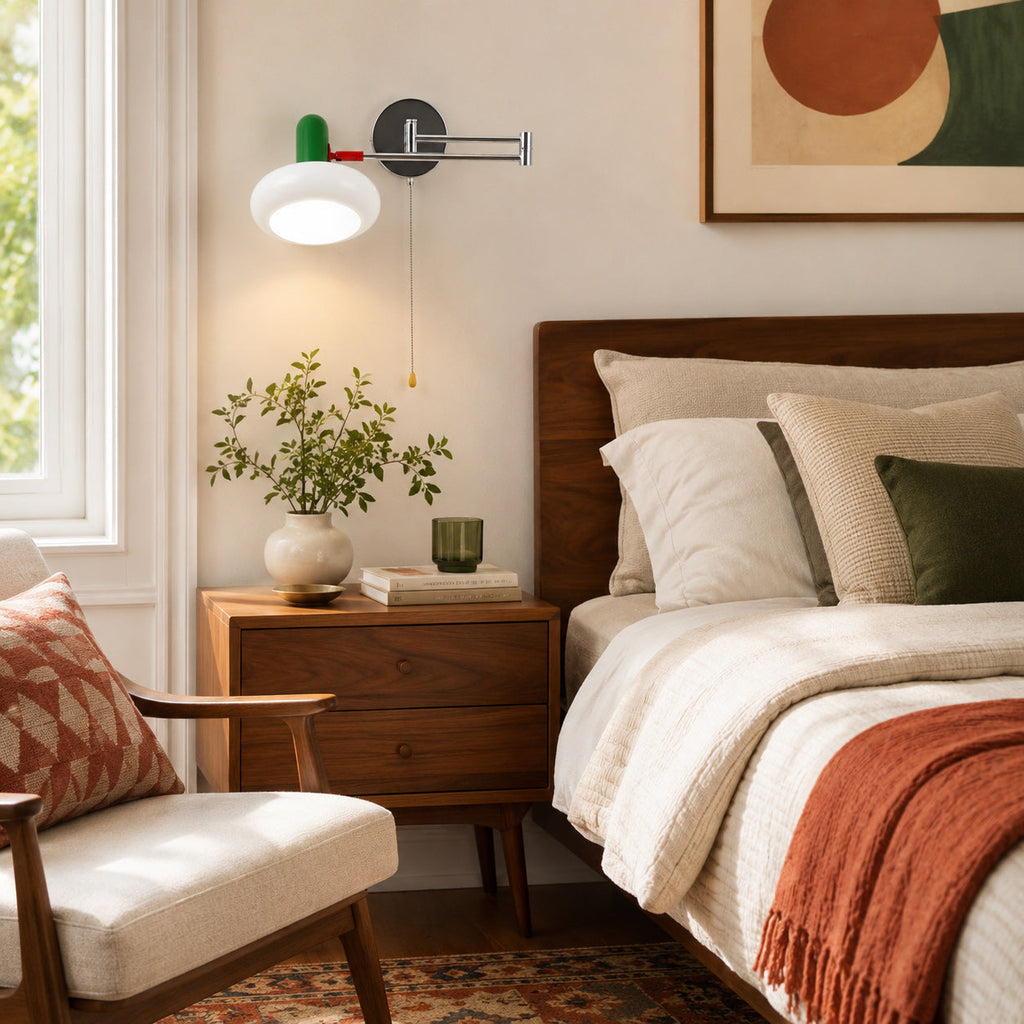 Milanol Capsule Swing-Arm Wall Sconce