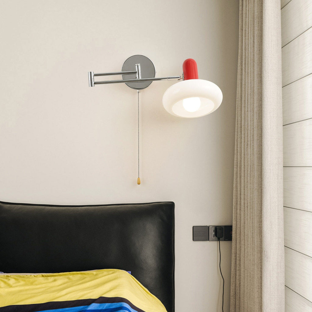 Milanol Capsule Swing-Arm Wall Sconce