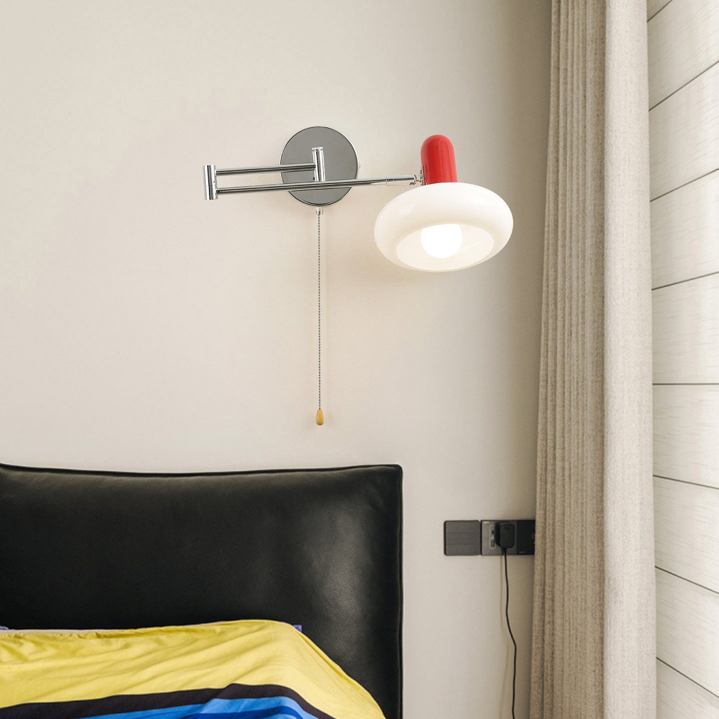 Milanol Capsule Swing-Arm Wall Sconce